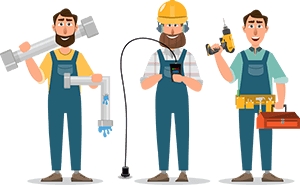 Mascote Clube do Vazamento - Caça Vazamento